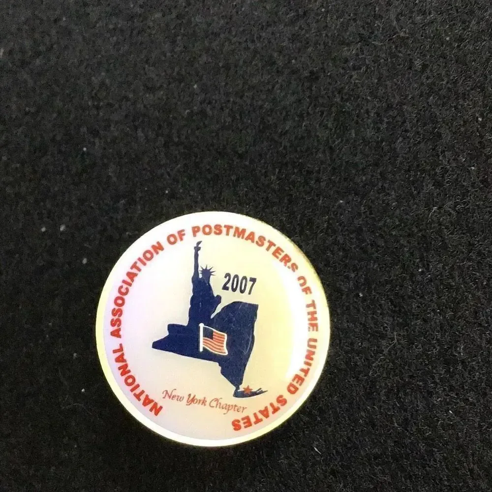 Pin 2007 napus postmaster New York lapel pin